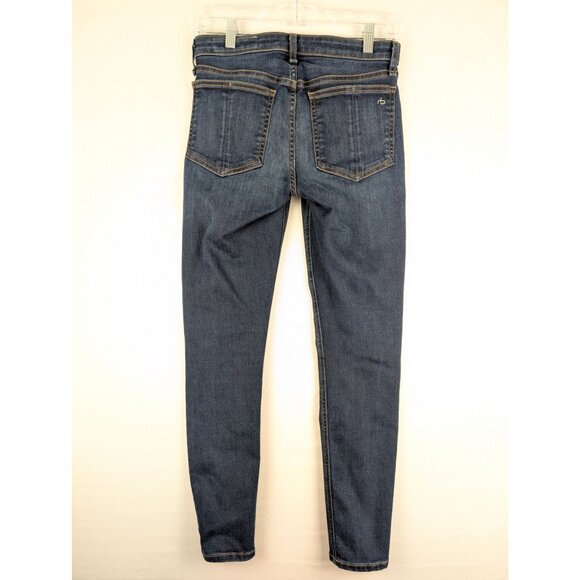 Rag & Bone Jeans Womens 25 Blue Cate Skinny Dark Wash Mid-Rise Denim - Picture 8 of 11
